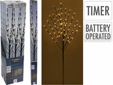 boom op prikker, 80 led, warm wit, Led kerstverlichting - afbeelding 2