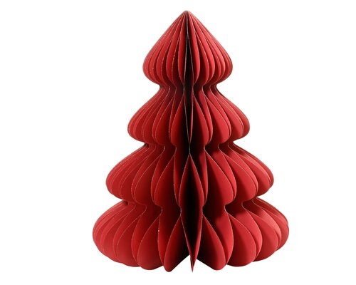Boom papier, D 48 cm, rood