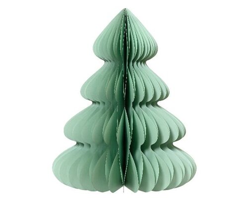 Boom papier, H 60 cm, mint - afbeelding 1