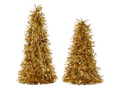 Boom pet shiny l 30cm, s 25cm, licht goud, L 11 cm x B 11 cm x H 30 cm