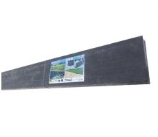 Borderrand recht 10mm h14x2m zwrt - afbeelding 1