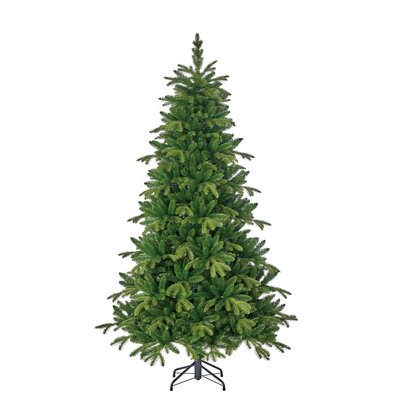 Brampton kerstboom slim groen 1891 tips - H230 x Ø132 cm - afbeelding 1