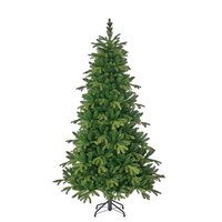 Brampton kerstboom slim groen 1891 tips - H230 x Ø132 cm - afbeelding 1