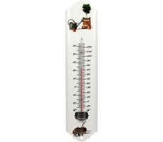 Buitenthermometer l30cm wit - afbeelding 1
