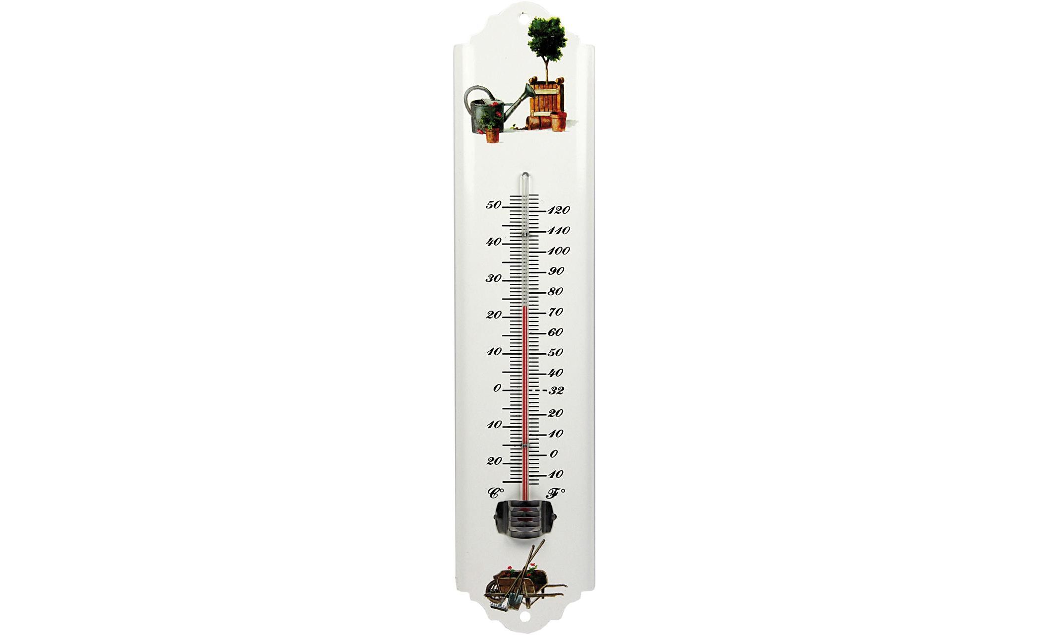 Discriminatie Samenstelling koolstof Buitenthermometer l30cm wit - Tuincentrum Bull