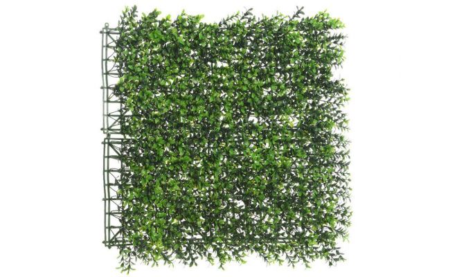 Buxus paneel plastic l8b50h50cm groen, kunstplant
