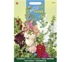 Buzzy® Althaea (Alcea), Stokroos Chater’s dubbelbloemig - afbeelding 1