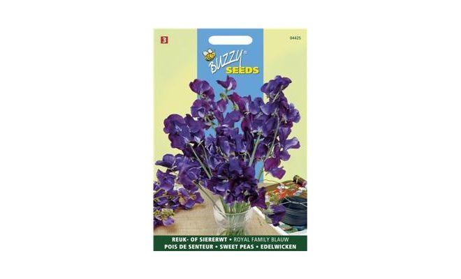 Buzzy® Lathyrus, Reuk- of siererwt Royal Family Blauw - afbeelding 1