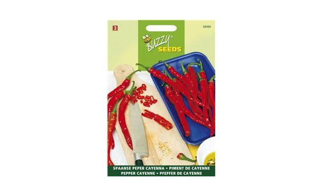 Buzzy® Spaanse Peper Cayenne long slim - afbeelding 1