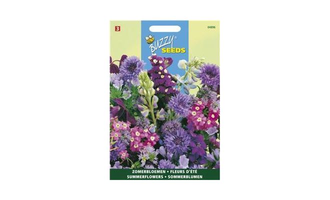 Buzzy® Zomerbloemen Blauwe Tinten - afbeelding 1