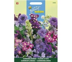 Buzzy® Zomerbloemen Blauwe Tinten - afbeelding 1