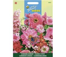 Buzzy® Zomerbloemen Roze en rood mengsel - afbeelding 1