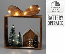 cadeau 20 led 30 cm naturel - afbeelding 2