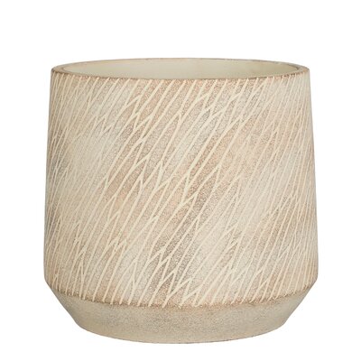 Camino pot rond taupe - H19 x Ø21 cm - afbeelding 1