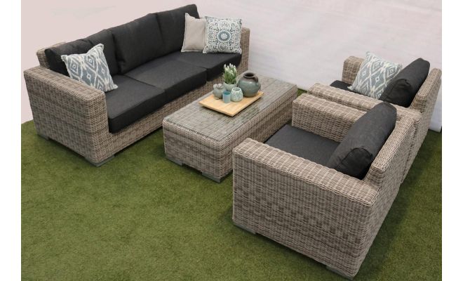 Catania Loungeset Aluminium - afbeelding 1