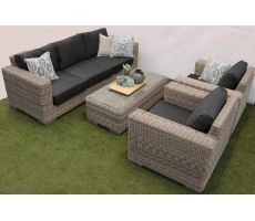 Catania Loungeset Aluminium - afbeelding 1