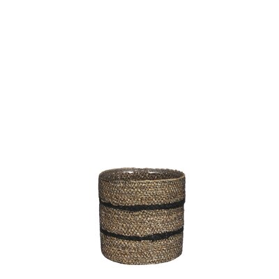 Celestial mand zwart - H16 x Ø16 cm - afbeelding 1