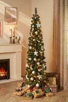 Charlton Pilar kerstboom groen 207 tips - H155 x Ø48 cm - afbeelding 3