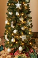 Charlton Pilar kerstboom groen 207 tips - H155 x Ø48 cm - afbeelding 4
