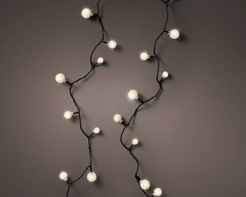 Cherry Verlichting 9m-120LED zwart/warm wit