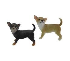 Chihuahua, polystone, l 8 cm, b 25 cm, h 22 cm, meerdere variaties