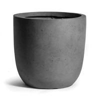 Clayfibre Egg Pot Lead D 32 cm, H 31 cm - afbeelding 3