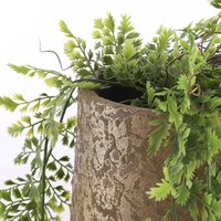 Clemente vaas rond goud - h55xd21,5cm - afbeelding 2