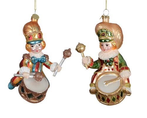 Clown glas, per stuk