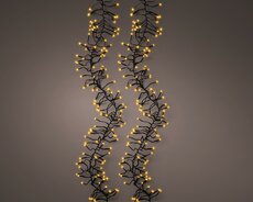 Cluster led, L 4,5m, 588 lights klassiek warm, zwart, Led kerstverlichting - afbeelding 3