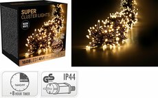 clusterverlichting 1608 led warm wit,