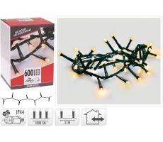 microcluster, 600led, warm wit, Led kerstverlichting - afbeelding 1