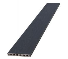Composiet dekdeel houtstructuur (co-extrusie) 2,3 x 14,5 x 420 cm, zwart. - afbeelding 2