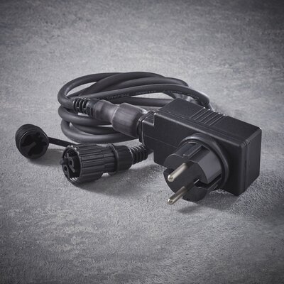 Connect 24 transformer zwart start 1500 20.4w - l170xb4xh4cm - afbeelding 1