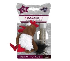 D&D Cattoy keekaboo farmer-chickie 9cm - afbeelding 2