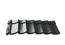 Dakpanplaten t.b.v. Douglasvision kapschuur Comfort 405 x 320 cm, (16 M2), Zwart.