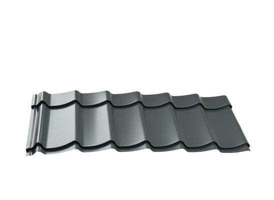 Dakpanplaten t.b.v. Douglasvision kapschuur Comfort 405 x 320 cm, (16 M2), Antraciet.