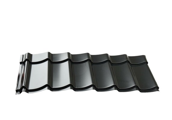 Dakpanplaten t.b.v. Douglasvision kapschuur Comfort 600 x 320 cm, (23 M2), zwart.