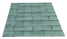 Dakshingles per pak à 3 m2, groen.