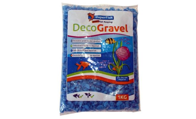 Deco grind neon blauw 1kg