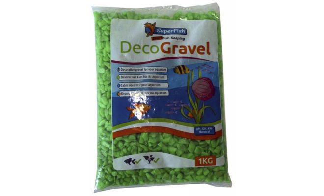 Deco grind neon groen 1kg