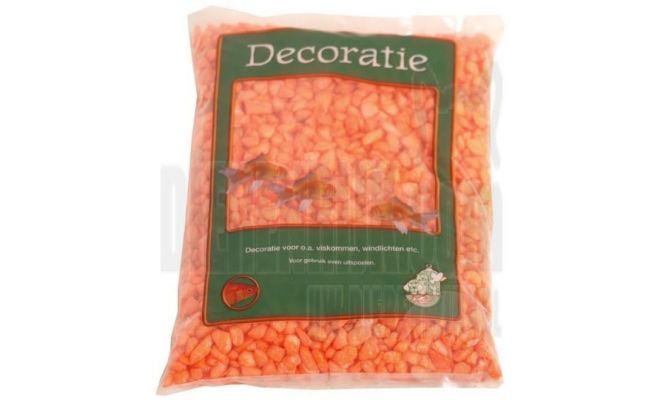 Deco grind neon oranje 1 kg