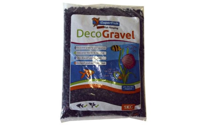 Deco grind zwart 1kg