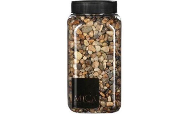 Deco marbles 650ml klein bruin