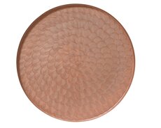 Decobord ijzer enamel yes, koper, Ø 48 cm x H 2 cm - afbeelding 2