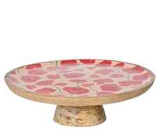 Decoplateau mangohout D 27.5 H 9.5cm