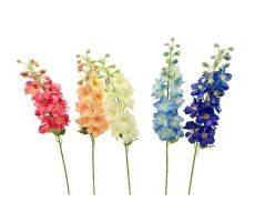 delphinium spray pink, 90 cm,per stuk, kunstplant