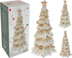 denneboom creme 8x8x16cm, per stuk - afbeelding 2