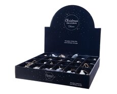 Dennenappel glas 3kl.ass, assortie, Ø 3 cm x H 6 cm, keuze uit 1 stuks - afbeelding 2