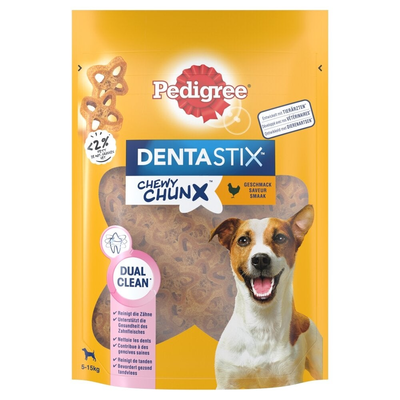 Dentastix Chewy Chunx Mini, kip, 68 gram, Pedigree