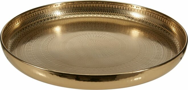 dienblad 34 cm gold